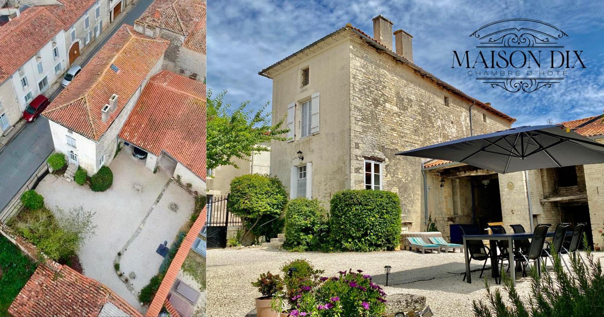 Maison Dix Tusson Kültér fotó